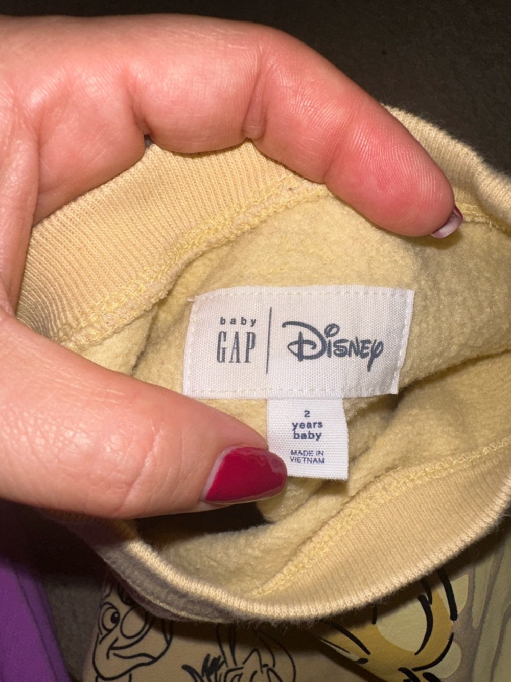 GAP Disney Lion King Kids Yellow Simba Sweatshirt & Joggers Set - Picture 5 of 7